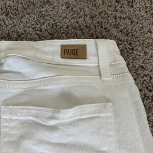 PAIGE Ivory Denim Jeans